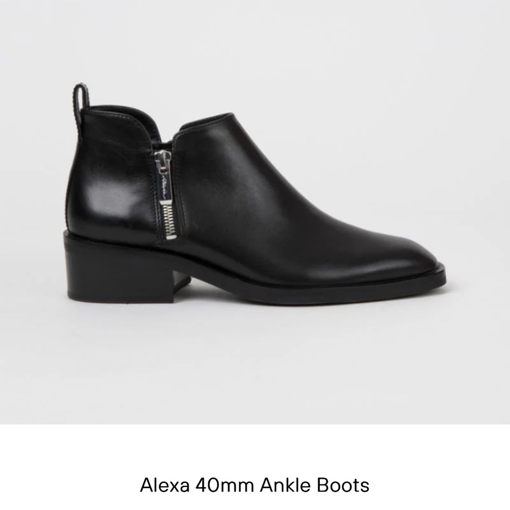 3.1 Phillip Lim Alexa Black Ankle Boots